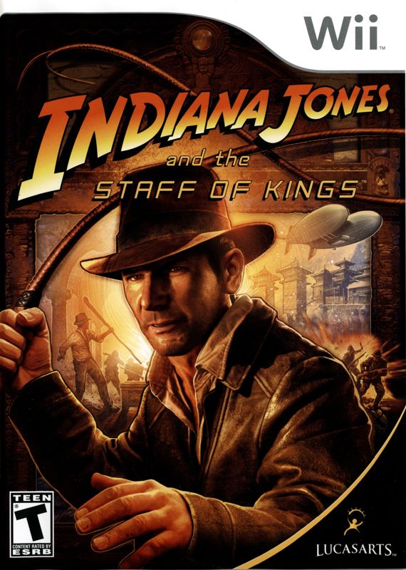 Indiana Jones and the Staff of Kings box art for Playstation 2